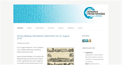Desktop Screenshot of privatsphaere-leipzig.org