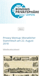 Mobile Screenshot of privatsphaere-leipzig.org